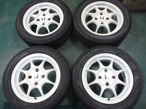 ホンダ　ＤＣ２　インテグラ　タイプＲ　９６スペック　１５×６J＋５０　PCD１１４．３／４H　195/55R15