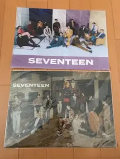 SEVENTEEN クリアファイル　2枚　アイドル　ローソン　文房具　文具