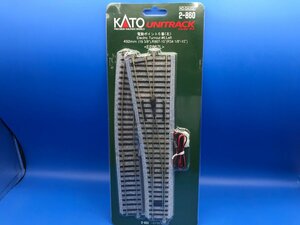 3J01005　HOゲージ　KATO　カトー　UNITRACK　Code83　品番2-860　電動ポイント6番(左)　中古品