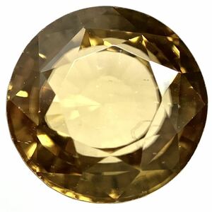 ☆天然ジルコン約3.735ct☆M 約8.1×8.0mm ルース 裸石 宝石 ジュエリー zircon jewelry 