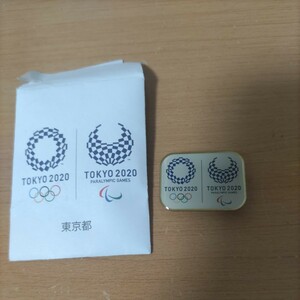 東京五輪　オリンピックパラリンピック　2020年　東京オリンピック　非売品　ピンバッジ　磁石式　未使用　コレクション