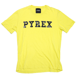 PYREX ロゴ Tシャツ イエロー 黄色 パイレックス XL
