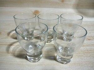 非売品！サントリー！特製！デリカグラス！日本酒グラス！セット！5個！アンティーク！ショットグラス！ガラス！v1