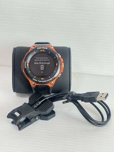 L266 腕時計　スマートウォッチ　CASIO/カシオ　PRO TREK　Smart/プロトレック スマート　WSD-F20　充電器付属　 オレンジ　稼働品
