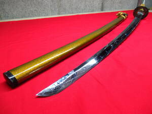 模造刀 居合刀 模擬刀 木刀 全長約99cm 刃渡り約71cm 重量約980g 管理5CH1026F-80