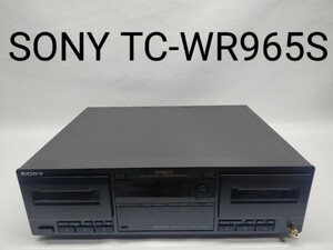 【ジャンク】 SONY TC-WR965S ソニー ステレオカセットデッキ