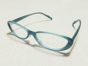 新品　メガネ　眼鏡　高級感　オシャレ　上品　セルフレーム　エメラルドグリーン　可愛い　軽い