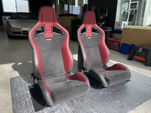 【中古・美品】nismo/ニスモ RECARO 運転席 助手席 レカロシート 2脚セット スポーツスター E12ノート 純正オプション 流用可能