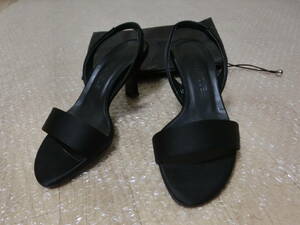 FOXEY BOUTIQUE/フォクシー/上品なサテンサンダル♪クロ/size35/定形外可