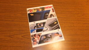 【CHEVY】シボレーMW スズキのシボレーパンフレット　カタログ　ワゴンＲ USDM高速有鉛JDM世田谷ベース　SUZUKI 　GM JAPAN　ディーラー車