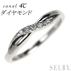 カナル4℃ Pt900 ダイヤモンド リング 新入荷 出品1週目 SELBY