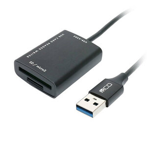 まとめ得 MCO SD microSDカードリーダ USB-A 70cm USR-ASD2/BK x [2個] /l