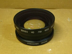 ▽Panasonic HVX200 0.75倍 ワイドアングルコンバーターレンズ 中古 Schneider Optics Century Pro Series HD