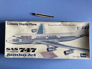 ボーイング B.747 カットモデル スカンジナビア航空・ブリティッシュ航空 1/144 レベル %2