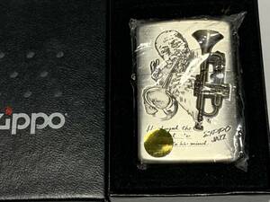 2009　年　復刻　ジャズJAZZ　　トランペット　メタルZIPPO　未使用　保証書なし