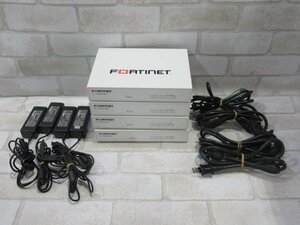 Ω 新FT 0185h 保証有 Fortinet【 FG-60E 】FortiGate-60E 4台セット UTM ライセンス 24年迄×4 領収書発行可能