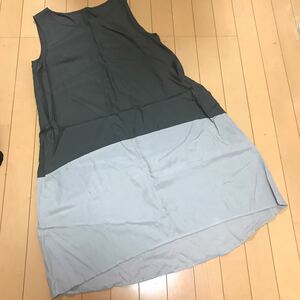 アラミス ARAMIS◆ノースリーブチュニックワンピース◆40カーキ