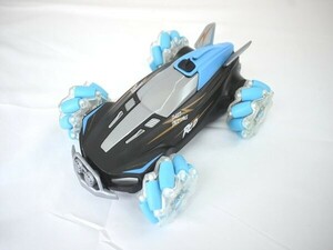 1円スタート 難有 ラジコンカー リモコンカー リモコン操作 排煙システム LEDライト オフロード 子供用 キッズ用 ブラック ブルー C4151