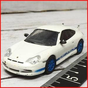 京商【ポルシェPORSCHE 911 GT3 RS白ホワイト】1/64ミニカー■KYOSHO【ジャンク・本体のみ】送料込