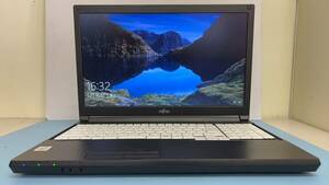 中古ノートパソコン★Windows10★Fujitsu Core i5-10310U/@2.21GHz/8GB/SSD 256GB/15インチ以上★b