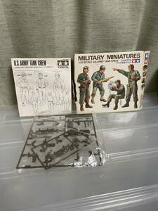 タミヤ　プラモデル MILITARY MINIATURES 1/35 SCALE U.S.ARMY TANK CREW TAMIYA アメリカ戦車兵セット