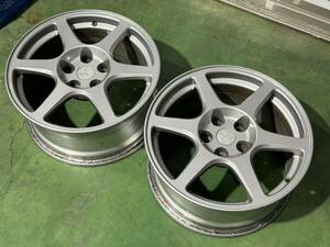 【美品】17×8J+38 エンケイ CT9A 三菱 純正 ホイール