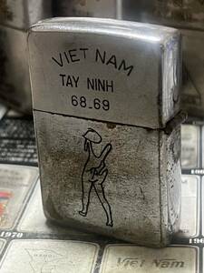 1967年製ベトナムジッポー「ピースマン」当時物 ミリタリー ヴィンテージ