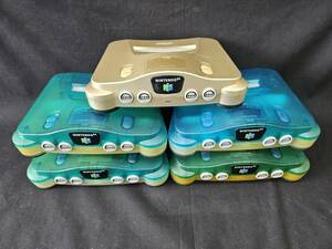 【動作確認済】ニンテンドー64 本体 ・ ジャンパーパック 【5台セット】 まとめ N64 NINTENDO64