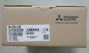 国内翌日発送！新品 未使用【税込★Ｔ番号適格請求】MITSUBISHI 三菱 FR-E720-0.75K インバーター 6ヶ月保証