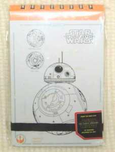 映画スターウォーズ★BB８メモ帳★ディズニーランド TDR 文房具