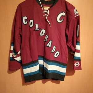 NHL Colorado Avalanche コロラド・アバランチ #19 SAKIC Mサイズ ユニフォーム ジャージ アイスホッケー