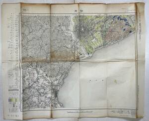 （刷物369）静岡 五万分一地形図 応急修正版 46×57 昭和35年 国土地理院