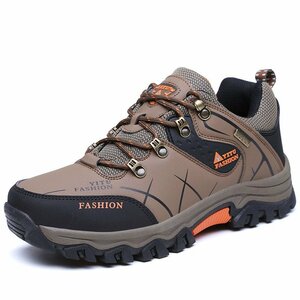 トレッキングシューズ メンズアウトドアシューズ ハイキング ウォーキング 登山靴防滑　バイク用　通気性 靴耐磨耗24.5~28.5cm