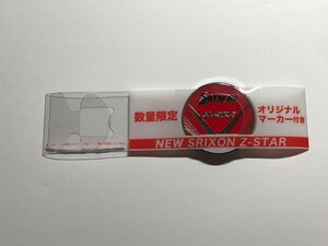 【M】新品未使用 スリクソン SRIXON ゴルフボールマーカー ノベルティ ゴルフアクセサリー レッドカラー Z-STAR