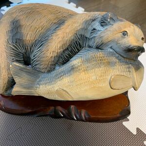 熊 置物 北海道 工芸品