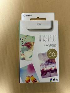 【人気商品】ZINKフォトペーパー 50枚入り スマホプリンター用 Canon