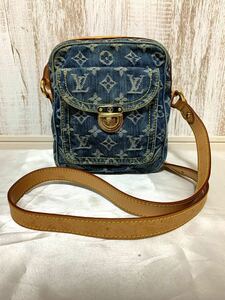 美品 LOUIS VUITTON ルイヴィトン カメラバッグ ショルダーバッグ モノグラム デニム M95348