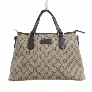 【特別価格】GUCCI 429019 GG スプリーム 2wayショルダーバッグ ハンドバッグ ベージュ ユニセックスフリーサイズ