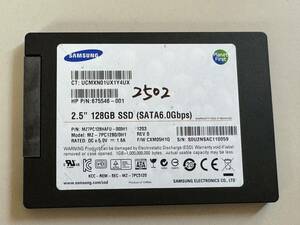 SAMSUNG 　SSD 128GB【動作確認済み】2502　