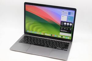 中古美品 2K対応 13.3型 Apple MacBoko Air A2179 (2020年)グレー macOS 14 sonoma 10世代 i3-1000NG4 8GB NVMe 256GB-SSD 管:1653h