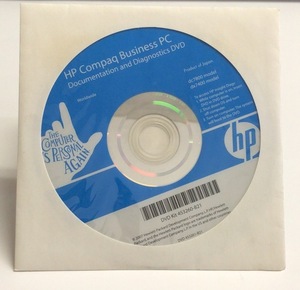 2YXS082★未開封★ HP Compaq Business PC ドキュメンテーションと診断 DVD　dc7800/dx7400 Model