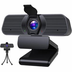 Webカメラ Enevox ウェブカメラ 2KフルHD 400万画素マイク内蔵 30FPS 125°広角 PCカメラ 自動光補正 USBカメラ 手動フォーカス