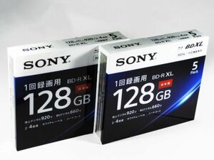 ■ SONY　BDXL 4層 128GB　5枚パック　2個セット (5BNR4VAPS4)