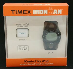 TIMEX★APPLEコラボ♪TIMEX IRINMAN iControl for iPod タイメックス アイアンマン トライアスロンアイコントロール 腕時計 T5K047ブラック