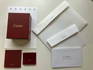 カルティエ　Cartier　カルチェ　トリニティリングの空箱　証明書入れ等　ブランド袋