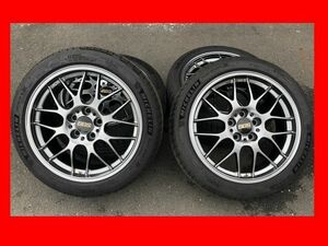 現行品 RG738 鍛造 BBS RG-R RGR 18×7.5 7.5J 18インチ PCD114.3 5H ミシュラン パイロットスポーツ4 225/45ZR18 4本１台