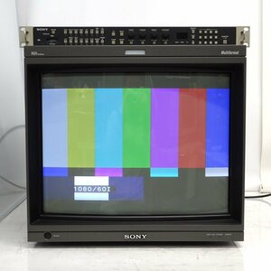 SONY BVM-A20F1M 20型マスターモニター BKM-16R付き（62HD HD-SDI/61D D1-SDI&コンポジット）【中古/ヤケなし/動作品】#3903131W