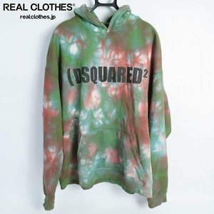 ☆DSQUARED2/ディースクエアード 総柄プルオーバーパーカー S74GU0563/L /060