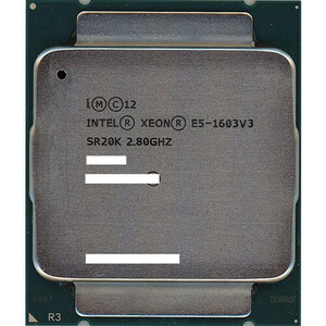 【中古】【ゆうパケット対応】Xeon E5-1603 v3 2.8GHz 10M LGA2011-3 SR20K [管理:1050013107]