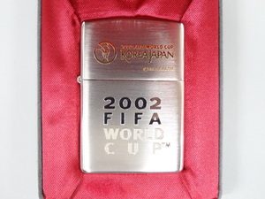 新品 未使用品 2001年製 ZIPPO ジッポ KOREA 韓国 2002 FIFA WORLD CUP サッカー ワールドカップ シルバー 銀 ライター USA 限定